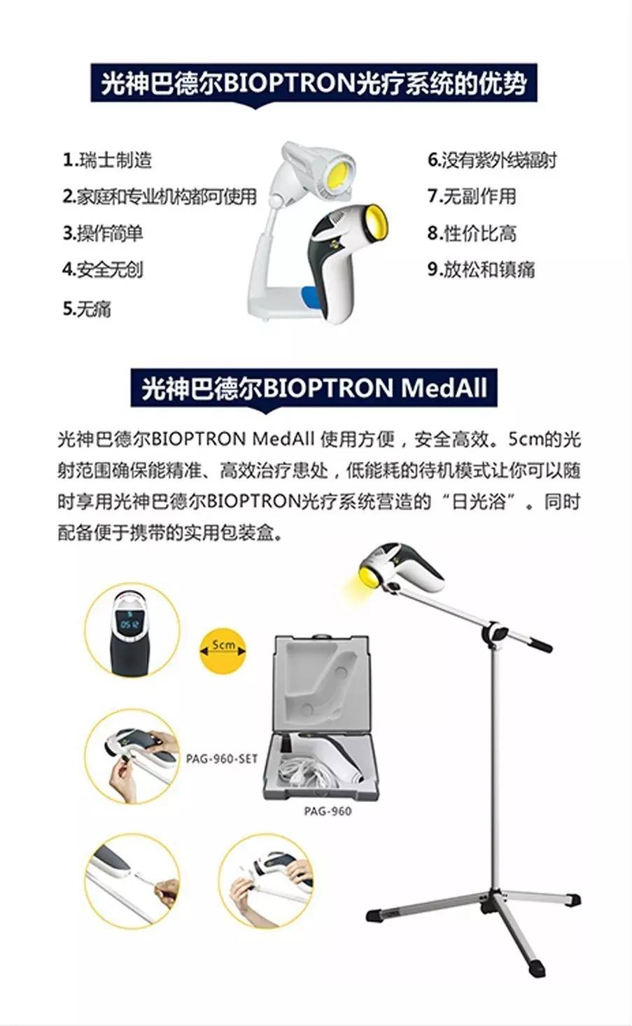 权威医生的信赖——光神巴德尔bioptron光疗系统